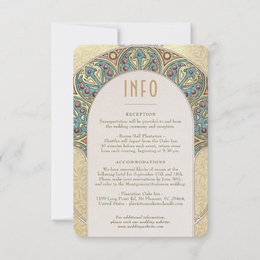 Het Tussenvoegsel van de Berichten INFO  Kunst Nie Kaart (Voorkant)