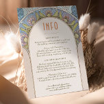 Het Tussenvoegsel van de Berichten INFO  Kunst Nie Kaart<br><div class="desc">Art Nouveau Vintage bruiloft INFO-kaart van Alphonse Mucha in een floreel, romantisch en grillig ontwerp. Victoriaans bloei vult klassieke art decofonts aan. Voer je aangepaste gegevens in en je bent klaar. Als u het ontwerp verder wilt wijzigen, klikt u op de blauwe knop "Aanpassen". Hartelijk dank voor uw aandacht voor...</div>