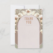 Het Tussenvoegsel van de bruiloft Dank u Kunst Ni Kaart (Voorkant)