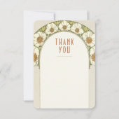 Het Tussenvoegsel van de bruiloft Dank u  Kunst Ni Kaart (Voorkant)