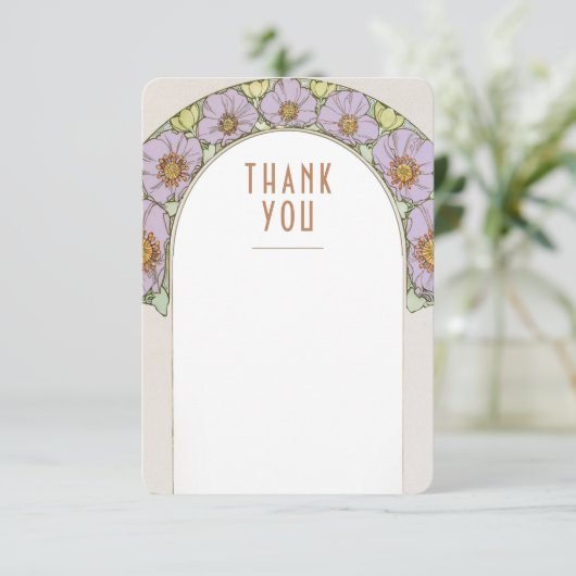 Het Tussenvoegsel van de bruiloft Dank u  Nieuwe K Kaart (Staand voorkant)