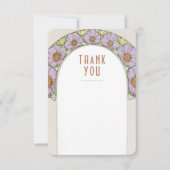 Het Tussenvoegsel van de bruiloft Dank u  Nieuwe K Kaart (Voorkant)