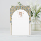Het Tussenvoegsel van de bruiloft Dank u  Nieuwe K Kaart (Staand voorkant)