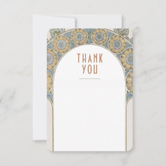 Het Tussenvoegsel van de bruiloft Dank u  Nieuwe K Kaart (Voorkant)