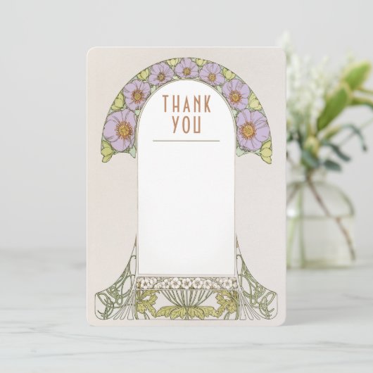 Het Tussenvoegsel van de bruiloft Dank u  Nieuwe K Kaart (Staand voorkant)