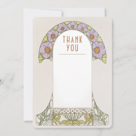 Het Tussenvoegsel van de bruiloft Dank u  Nieuwe K Kaart (Voorkant)