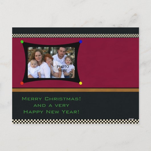 Het TUSSENVOEGSEL van de FOTO van het Briefkaart (Achterkant)