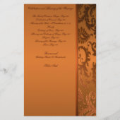 Het Tussenvoegsel van het Programma van het huweli (Achterkant)