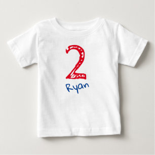 Het tweede Birthday Baby T-shirt