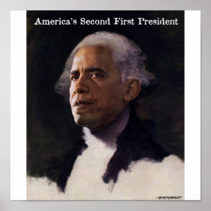Het tweede eerste President van Amerika Poster