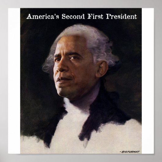 Het tweede eerste President van Amerika Poster (Voorkant)