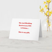 Het tweede Jubileum is Katoen Dit is mijn Kaart (Gele Bloem)