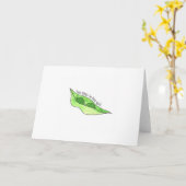 Het TweelingWenskaart van de peul Kaart (Gele Bloem)