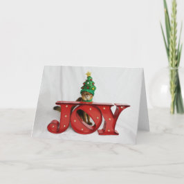 Het twijfelachtige Pet van de Kat van de Kerstboom Feestdagen Kaart