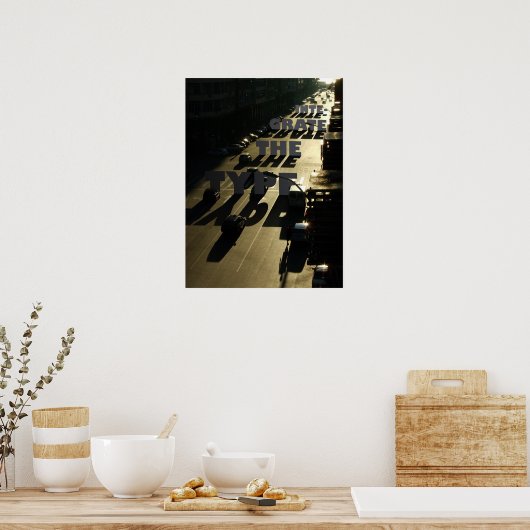 Het type integreren poster (Keuken)