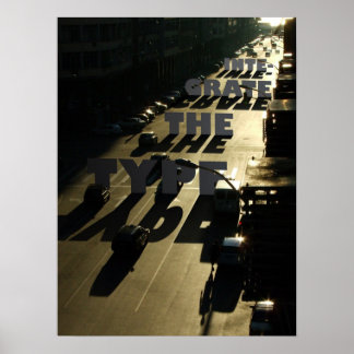 Het type integreren poster