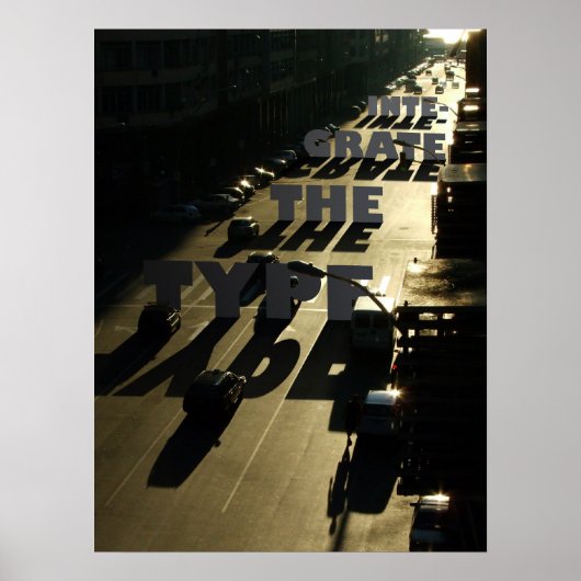 Het type integreren poster (Voorkant)