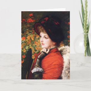 Het Type van James Tissot van het Wenskaart van de Kaart