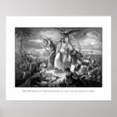 Het uitbreken van de opstand — burgeroorlog poster (Voorkant)