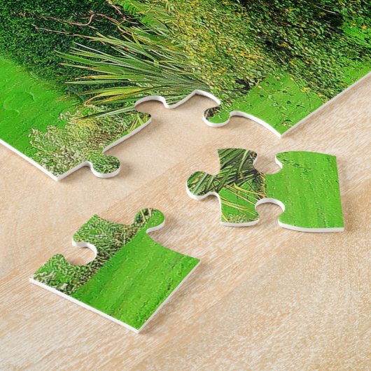 Het uitdagen van de tuin bij Drummond Clan's kaste Legpuzzel (Zijkant)