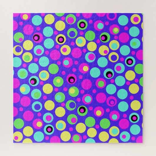 Het uitdagen van Polka Dot Puzzle Legpuzzel (Verticaal)