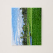 Het uitdagende Golfcursus Puzzle Legpuzzel (Verticaal)