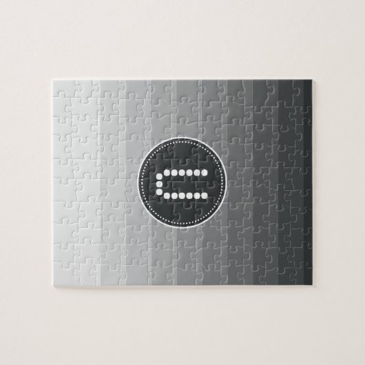 Het uitdagende Monogrammen Onyx Legpuzzel (Horizontaal)