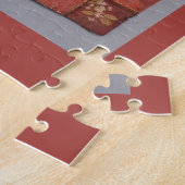 Het uitdagende Patchwork Crazy Quilt Legpuzzel (Zijkant)