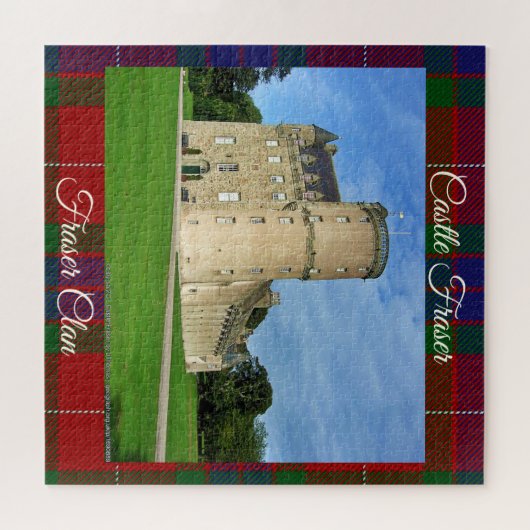 Het uitdagende Schotse Castle Fraser Clan Puzzle Legpuzzel (Horizontaal)