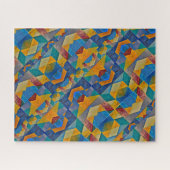 Het uitdagende Southwest Desert Quilt Pattern Legpuzzel (Horizontaal)