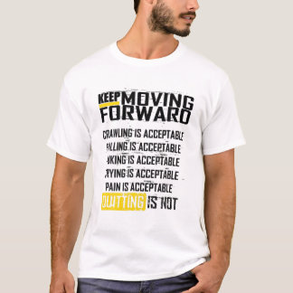 Het uitdelen is niet Motivatie Looppas van de Cita T-shirt