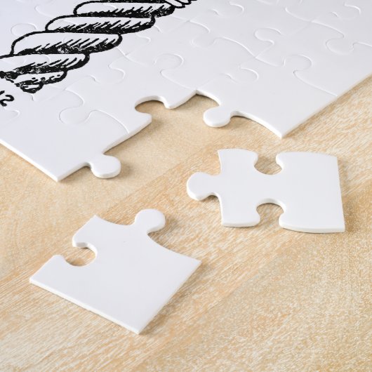 Het uiteinde van een ringpuip legpuzzel (Zijkant)