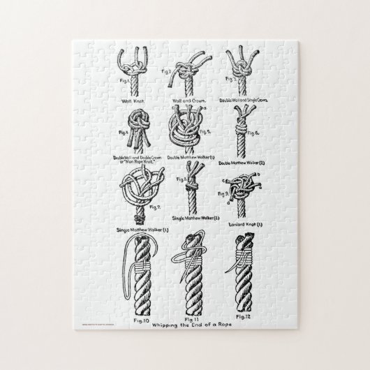 Het uiteinde van een ringpuip legpuzzel (Verticaal)