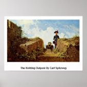 Het uiteinde van het onderzoek door Carl Spitzweg Poster (Voorkant)