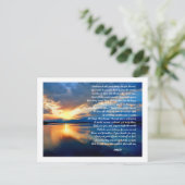 Het uiteindelijke briefkaart van de Prayer-foto (Staand voorkant)