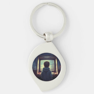 Het uiteindelijke niveau | Een retro arcade droom Sleutelhanger