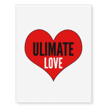 Het uiteindelijke Tattoo van de Liefde