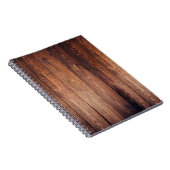 Het uiterlijk van echt hout! notitieboek (Rechterzijde)