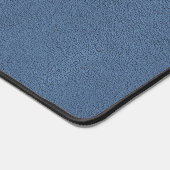 Het uiterlijk van Slutblauw Suede Texture Bureaumat (Hoek)