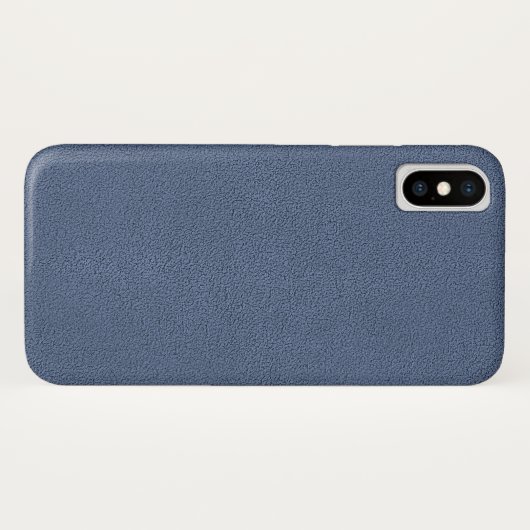 Het uiterlijk van Slutblauw Suede Texture Case-Mate iPhone Case (Achterkant (horizontaal))