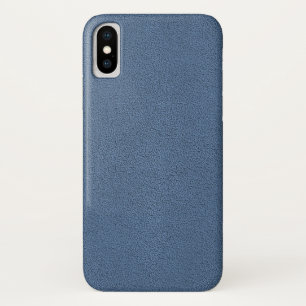 Het uiterlijk van Slutblauw Suede Texture Case-Mate iPhone Case