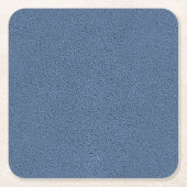 Het uiterlijk van Slutblauw Suede Texture Kartonnen Onderzetters (Voorkant)