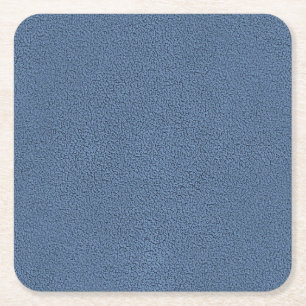 Het uiterlijk van Slutblauw Suede Texture Kartonnen Onderzetters