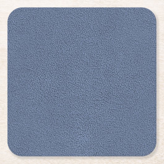 Het uiterlijk van Slutblauw Suede Texture Kartonnen Onderzetters (Voorkant)