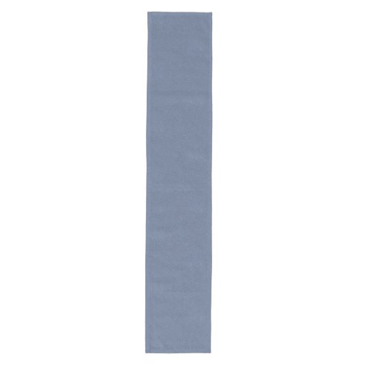 Het uiterlijk van Slutblauw Suede Texture Medium Tafelloper (Voorkant)