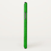 Het uiterlijk van Snuggly Bright Neon Green Suede Case-Mate iPhone Case (Achterkant / rechts)