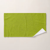 Het uiterlijk van Snuggly Chartreuse Green Suede Bad Handdoek (Handdoek)