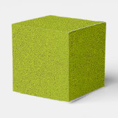 Het uiterlijk van Snuggly Chartreuse Green Suede Bedankdoosjes (Achterkant)