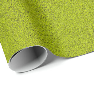 Het uiterlijk van Snuggly Chartreuse Green Suede Cadeaupapier