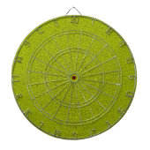 Het uiterlijk van Snuggly Chartreuse Green Suede Dartbord (Voorkant)